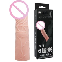Насадка на член LYBAILE Penis Sleeve Flesh 6 ": Для кого Для пары