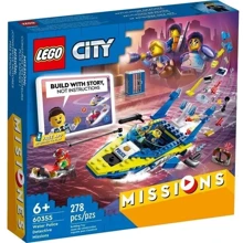 Конструктор LEGO City Missions Детективні місії водної поліції (60355): Серія City
