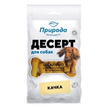 Лакомство для собак Природа Десерт-печенье Утка 100 г (4823082417759): Производитель Природа