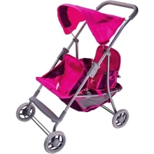 Візок BK Toys прогулянковий, двомісний, кошик (9618-G): Виробник BK Toys