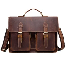 Мужская сумка мессенджер Buffalo Bags коричневая (SHIM9033-brown): Пол Мужской