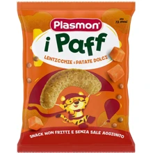 Снеки Plasmon Baby Puffsс чечевицей и сладким картофелем 15 г (1136174): Тип Снеки