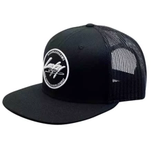 Мужская кепка Lucky Craft LC Flat LC Circle Black and White черная (70-LCFLC-BAW): Производитель Lucky Craft