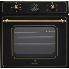 Духова шафа електрична Perfelli BOE 6644 BL Retro: Об'єм, л 64