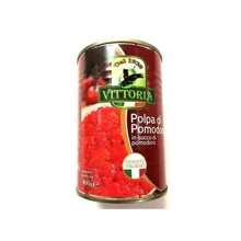 Помидоры кубиками Vittoria Polpa di Pomodoro, 400г: Вес нетто 400 г