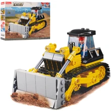 Конструктор SLUBAN M38-B0802 бульдозер 14,5 см, фігурка, 231дет, 28,5-24-5,5см: Виробник Sluban