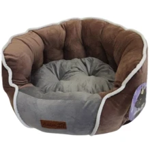 Лежак AnimAll Rolyal Soft S Coffee- Grey АТ 4482 48x42x20 (9165-1716E): Тип Лежак