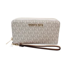 Женский кошелек Michael Kors Jet Set Travel бежевый (192877938743): Пол Женский