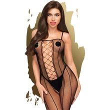 Бодистокинг со шнуровкой и вертикальными швами Penthouse - Drop-dead Tasty Black XL: Для кого Для женщин