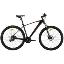 Велосипед Leon TN-80 AM Hydraulic lock out HDD алюміній 29" рама-19" чорний з червоним (матовий) 2024 (OPS-LN-29-174): Матеріал рами Алюминий