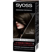 SYOSS Стійка фарба для волосся 3-1 Темно-каштановий 115 ml: Стать Для жінок