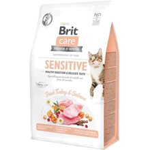 Сухой корм Brit Care Cat GF Sensitive HDigestion & Delicate Taste для привередливых котов 2 кг (8595602540709): Тип Сухой корм
