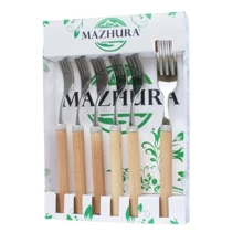 Набор вилок столовых Mazhura Beech Wood 6 шт MZ-505663: Вилка столовая 6 шт