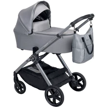 Детская коляска 2 в 1 Espiro Only 07 gray center (silver frame) (5906724204210): Тип коляски Универсальная коляска (2-в-1)
