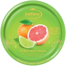 Льодяники Kalfany Citrus Fruit цитрусові 150г: Вага, г 150