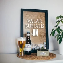 Рамка-скарбничка для пивних кришок GoT Valar buhalis: Виробник BeriDari
