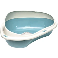 Туалет для кошек Georplast Shuttle Corner 58x48x20.5 см в ассортименте (10536): Вид Открытый