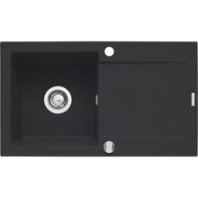 Кухонная мойка Pyramis MIDO 76x44 1B 1D черная+кран Bello 070001201Bn: Форма Прямоугольная