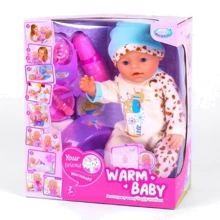 Пупс Warm Baby WZJ 058 A-577 10 функций, с аксессуарами: Производитель Warm Baby