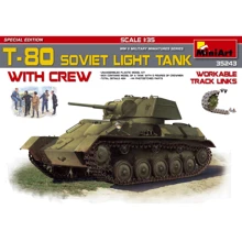 Сборная модель MiniArt Советский легкий танк Т-80 с экипажем, специальная версия (MA35243): Производитель MiniArt