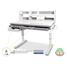 Детский стол Montreal White Multicolor (арт. BD-670 W/MC с полкой): Тип Парта