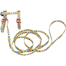 Поводок и шлея для котов Coastal Cat Harness and Leash Combo 0.9х28-46 cм обхват 28-46 см поводок 1.83 м желтый: Производитель Coastal