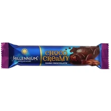 Шоколад Millennium Choco Creamy чорний з начинкою 38 г (4820240032120): Вага, г 38