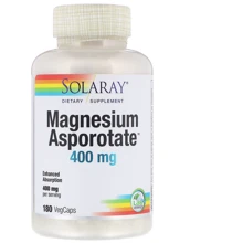 Solaray, Magnesium Asporotate, 400 mg, 180 Veg Capsules (SOR13223): Тип Магний