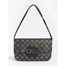 Женская сумка через плечо Guess Hensely Logo Bag темно-серая (HWPM8378210-CMT): Пол Женский
