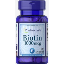 Puritan's Pride Biotin 1000 mcg 100 Tabs Біотин: Тип вітамін B