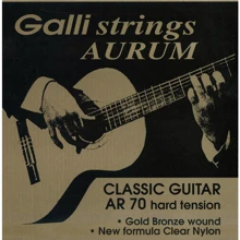 Струна для гитар Струны для классической гитары Gallistrings AR70 HARD TNS: Тип Комплект струн