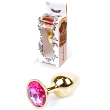 Анальная пробка BOSS of TOYS Boss Series - Jewellery Gold PLUG Pink S (BS6400017): Для кого Унисекс