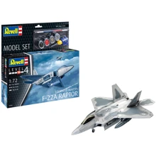 Збірна модель-копія Revell Літак Lockheed Martin F-22A Raptor Рівень 4 (RVL-63858): Виробник Revell