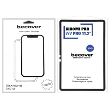 Аксессуар для планшетных ПК BeCover Tempered Glass 10D Black for Xiaomi Pad 7 / 7 Pro (713008): Цвет черный