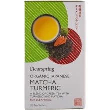 Чай Clearspring зеленый Matcha Organic с куркумой органический 36 г (5021554001522): undefined undefined