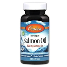 Carlson Labs Norwegian Salmon Oil 50 Soft Gels Масло лосося: Тип Жир лосося