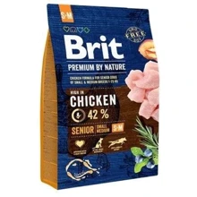 Сухой корм Brit Premium Dog Senior S+M для пожилых собак средних и малых пород 3 кг (8595602526390): Тип Сухой корм