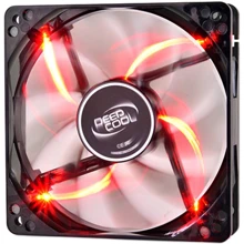 Кулер Deepcool Wind Blade 120 Red: Уровень шума, dB 26.6