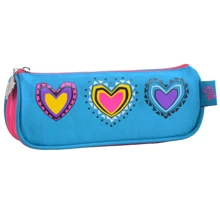 Пенал мягкий YES Hearts turquoise, 20x4.5x7.5 (531831): Год выпуска коллекции 2019