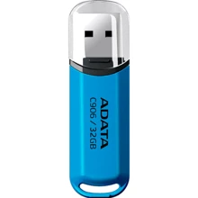 USB-флешка A-Data 32GB USB 2.0 C906 Blue (AC906-32G-RWB): Стандарт USB USB 2.0