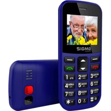 Мобильный телефон Sigma mobile Comfort 50 EASY TYPE-C Blue (UA UCRF): Дисплей 1.77" TFT (128x160)