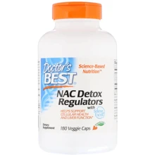 Doctor's Best, NAC Detox Regulators, 180 Veggie Caps (DRB-00517): Тип N-ацетилцистеин