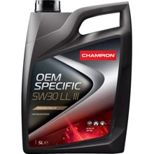 Моторное масло Champion OEM SPECIFIC 5W30 C3 LL III 5L(х4): Тип Синтетическое
