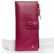 Женский кошелек Dr. Bond бордовый (32675 purple-red): Пол Женский