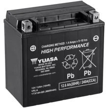 Мотоциклетный аккумулятор 12В Yuasa 6СТ-12 YTX14H-BS: undefined undefined