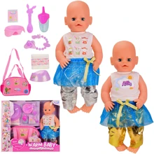 Пупс Warm Baby с аксессуарами 2 вида (WZJ 056 B): Производитель Warm Baby