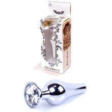 Анальна пробка BOSS of TOYS Boss Series - Jewellery Silver BUTT PLUG Clear (BS6400075): Для кого унісекс