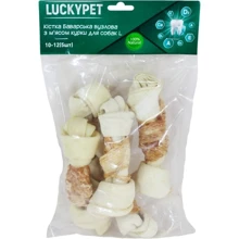 Лакомства Lucky Pet Кость Баварская узловая №2 L с мясом курицы 10-12 см 5 шт (551764): Производитель Lucky Pet