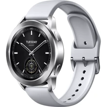 Смарт-часы Xiaomi Watch S3 Silver (UA): Дисплей 1.43" AMOLED (466x466) / 326 PPI