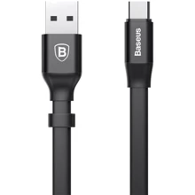 Кабель Baseus USB Cable to USB-C Nimble Portable 23cm Black (CATMBJ-A01): Тип USB Cable - USB-C